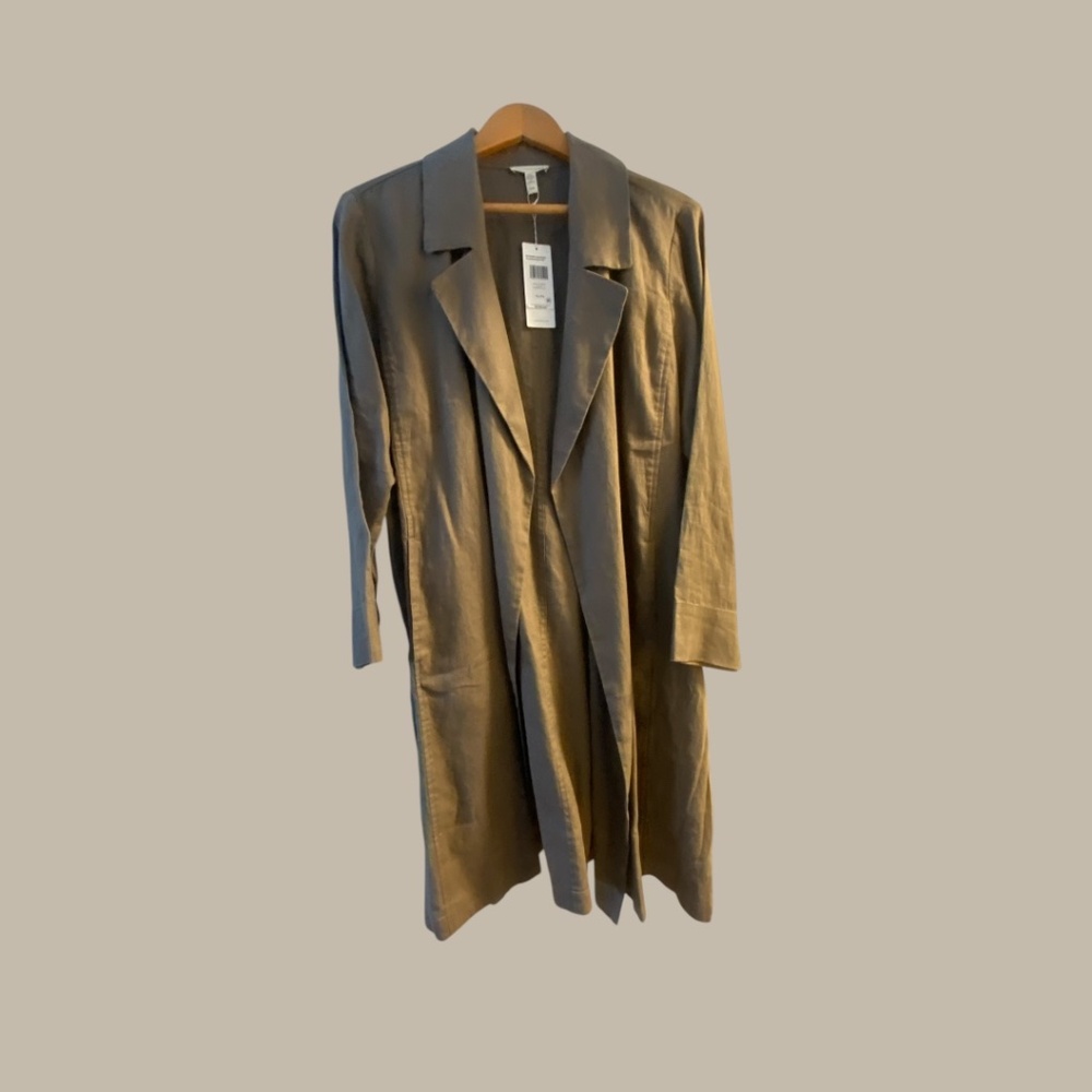 Eileen Fisher Linen Trenchcoat